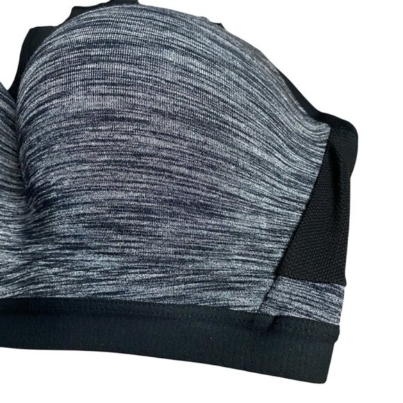 Victoria Sport Women's Heathered Gray Racer Back Incredible Athletic Sports Bra - Picture 2 of 6